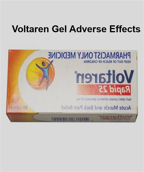 Voltaren 1% topical gel side effects, voltaren gel adverse effects | No ...