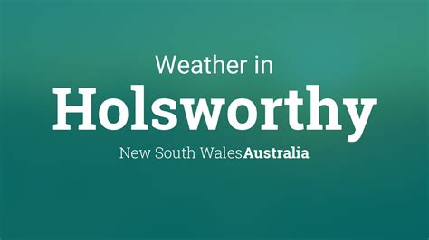 Weather for Holsworthy, New South Wales, Australia