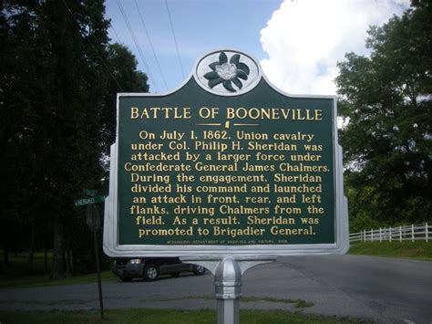 Explore Southern History: Battle of Booneville - Booneville, Mississippi