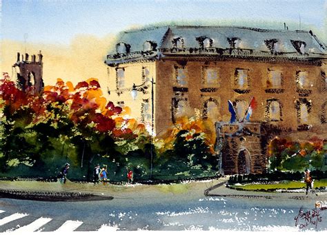 Embassy Row, Dupont Circle, Washington DC Painting by James Nyika - Pixels