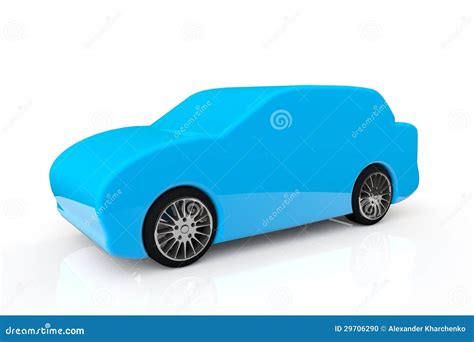 Blue Abstract Car stock illustration. Illustration of abstract - 29706290