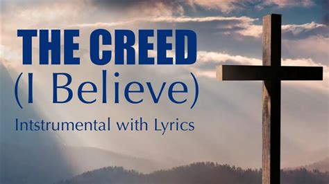 THE CREED This I Believe | Hillsong Cover | Instrumental With Lyrics | The Apostles Creed - YouTube