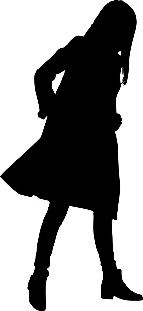 10 Woman Walking Silhouette (PNG Transparent) | OnlyGFX.com