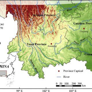 Location and topography map of Southwest China | Download Scientific Diagram