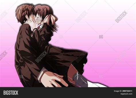 Anime Boy Girl Kissing Image & Photo (Free Trial) | Bigstock