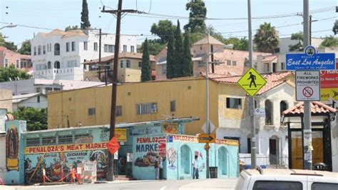 This modern day barrio in East Los Angeles has the traditional aesthetic of the 38th street ...