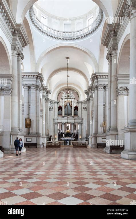 Interior view of San Giorgio Maggiore Church on the Island of San ...