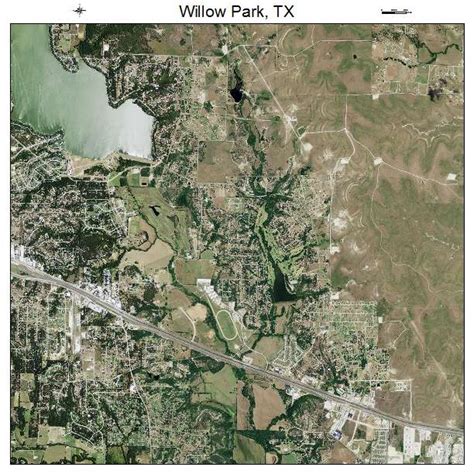 Aerial Photography Map of Willow Park, TX Texas