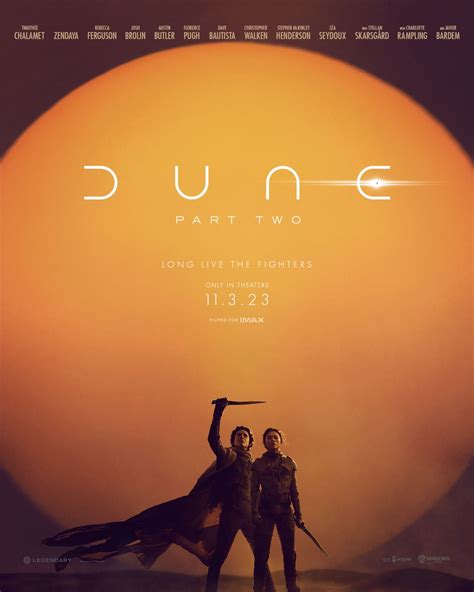 Zendaya - "Dune: Part Two" (2023) Poster • CelebMafia