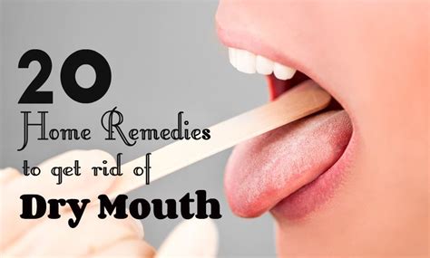 20 Proven Home Remedies to Get Rid of Dry Mouth https://www ...