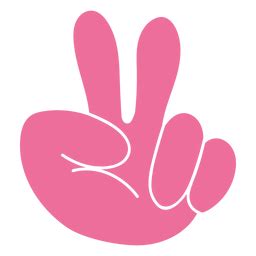 Peace Sign Cut Out PNG & SVG Design For T-Shirts