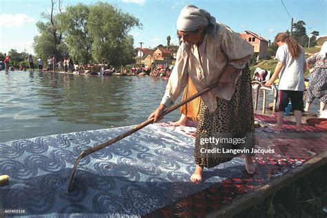 Deprived of running water, Albanians from Barja village wash their... News Photo - Getty Images