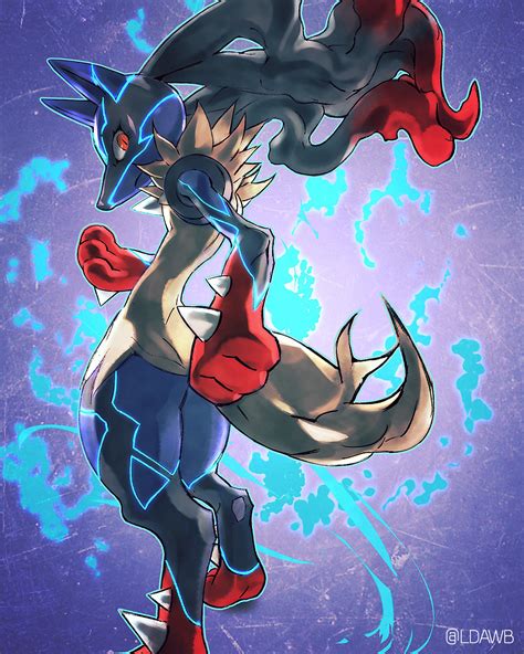 Mega Lucario by L-DAWOLF