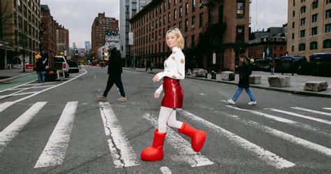 take style cues from astroboy this season with MSCHF's 'big red boots ...