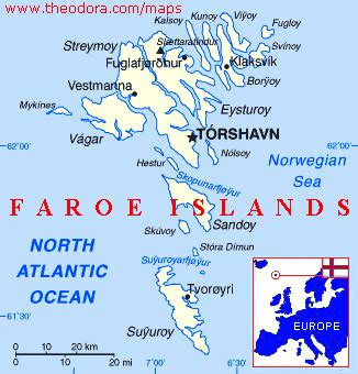 Faroe Islands Maps - Economy, Geography, Climate, Natural Resources, Current Issues ...