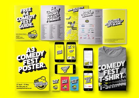 2017 New Zealand International Comedy Festival on Behance