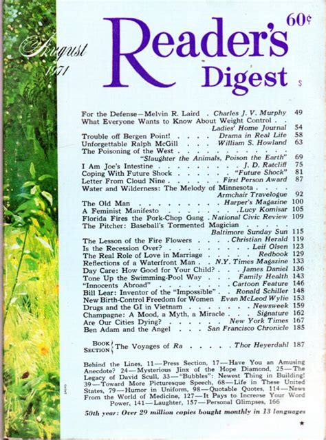 Reader's Digest Magazine April 1974