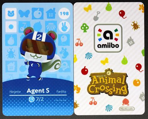 Agent S #198 Animal Crossing Amiibo Card – Villager Cards