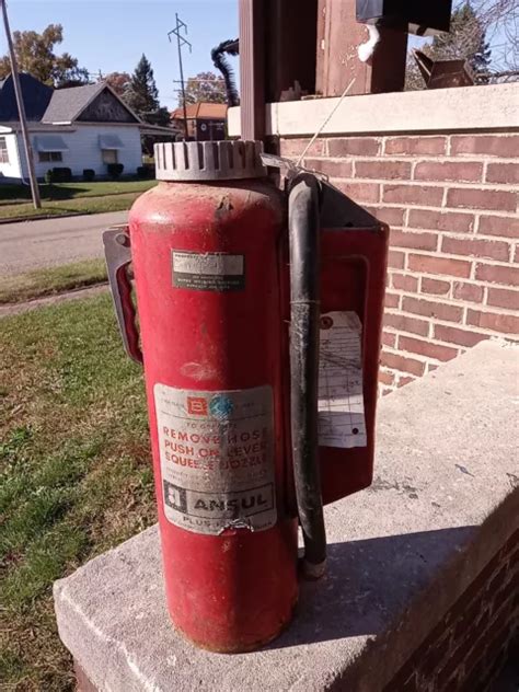 ANSUL RED LINE Dry Chemical Fire Extinguisher Model 20-D...Rare.. $185.00 - PicClick