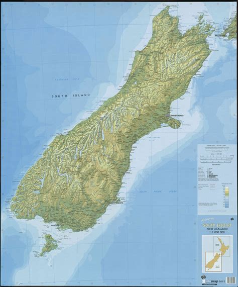 South Island New Zealand Map - South Island New Zealand • mappery