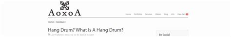 Blog: Hang Drum? What Is A Hang Drum? – handpan-timeline.org