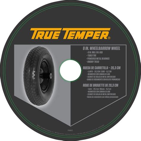 TRUE TEMPER REPLACEMENT WHEEL ASSEMBLY