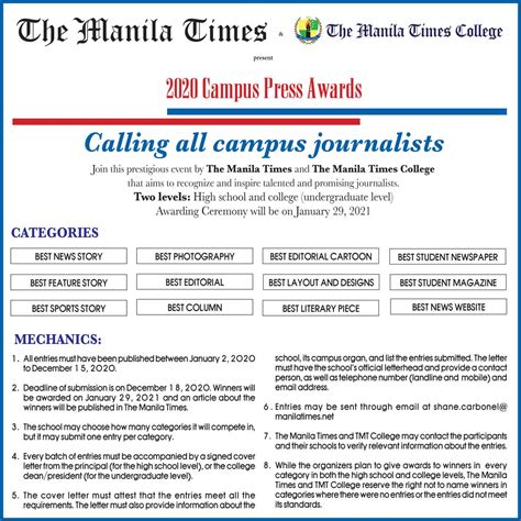 campus press awards | The Manila Times