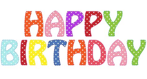 Happy Birthday Text Clipart Free Stock Photo - Public Domain Pictures