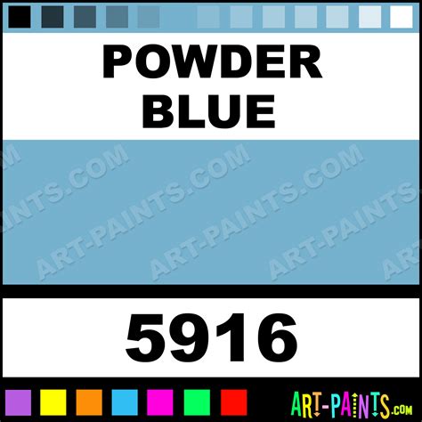 Powder Blue Gloss Ceramic Paints - 5916 - Powder Blue Paint, Powder ...