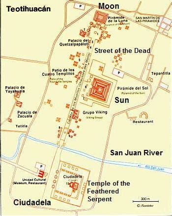 Teotihuacan On World Map