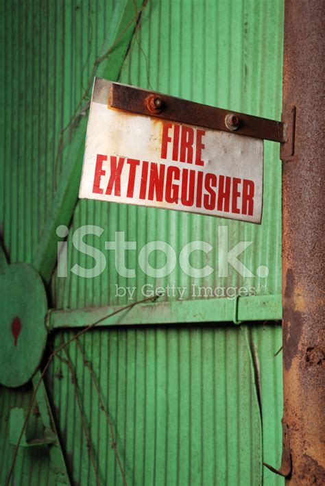Fire Extinguisher Sign Stock Photo | Royalty-Free | FreeImages