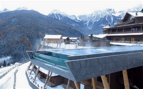 Amazing Sky-high Pool in Dolomites, Italy