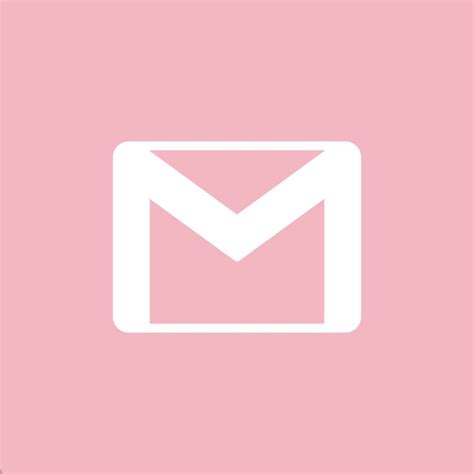 Pink gmail icon | App icon design, Iphone photo app, App icon