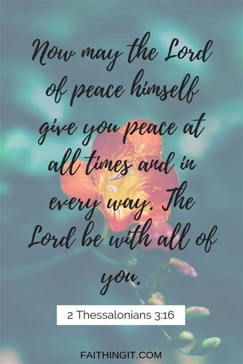 Bible Verses About Peace