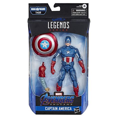 Marvel Avengers Endgame Marvel Legends Thor Series Captain America 6 ...