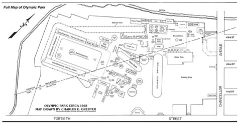 Olympic Park - NJ - 1962 Map