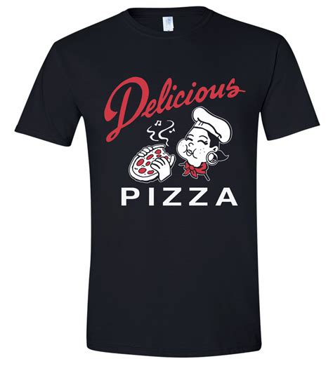 Delicious Vinyl - Delicious Pizza - Ms. Delicious logo - men's black