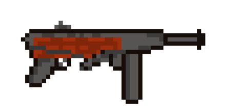 Gun Pixel Art Pistol