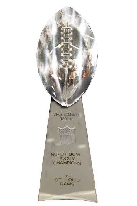 Lot Detail - 1999 St. Louis Rams Super Bowl Champions Lombardi Trophy ...