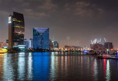 The Creek by Bur Dubai and Al Seef at Night with Abra Boat Tours ...