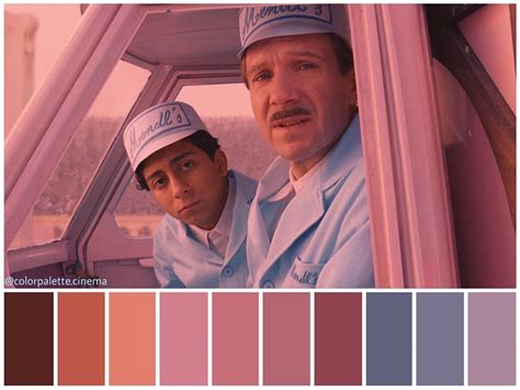 CINEMA PALETTES on Twitter | Wes anderson color palette, Wes anderson aesthetic, Budapest hotel