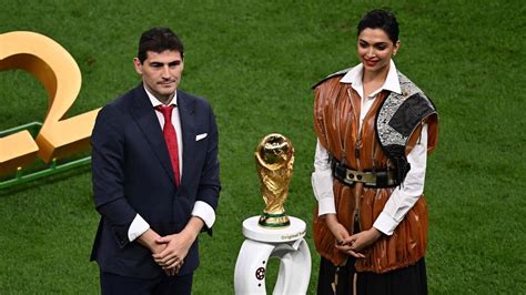 Watch: Deepika Padukone, Iker Casillas unveil FIFA World Cup trophy ...