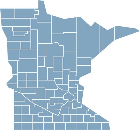 outline drawing of minnesota state map. 43546658 PNG