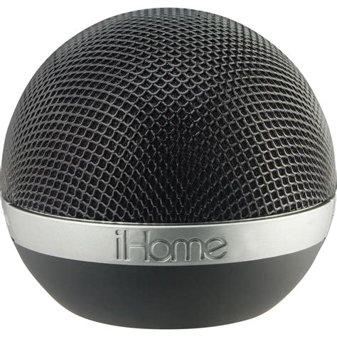 iHome Rechargeable Portable Bluetooth Speaker (Black) IDM8BYC