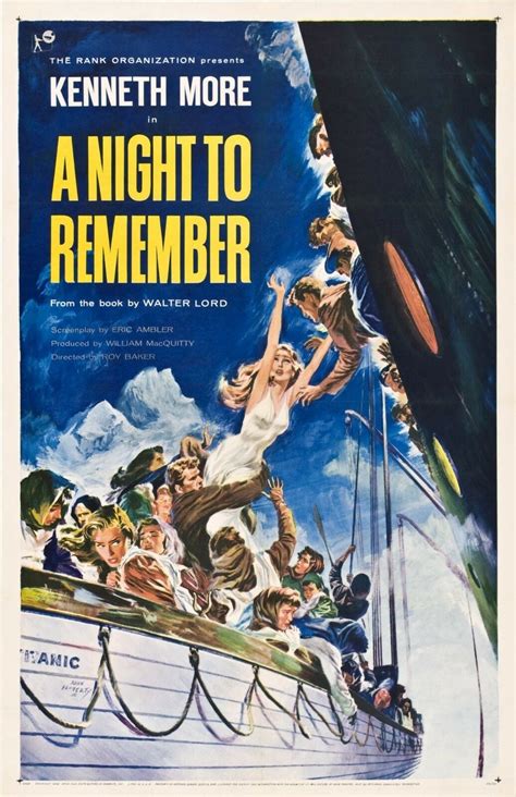 A Night to Remember (1958) - Posters — The Movie Database (TMDB)