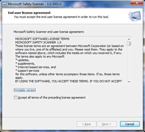 Microsoft Safety Scanner, one to add to the toolbox