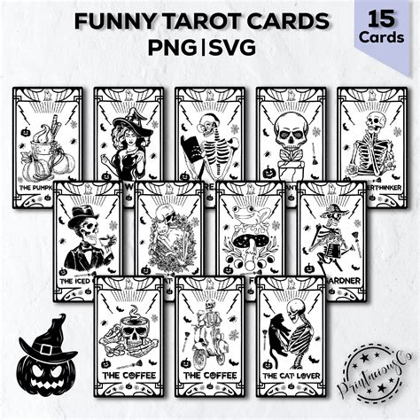 Tarot Cards Funny Bundle Svg Tarot Cards Svg Tarot Bundle Svg Funny Tarot Cards Svg Tarot Card ...