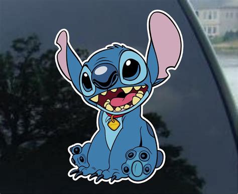 Stitch/ Lilo and Stitch Vinyl Decal Car Window, Mirror, Bumper, Laptop ...