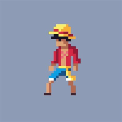 Pixel Art Straw Hat Pirates