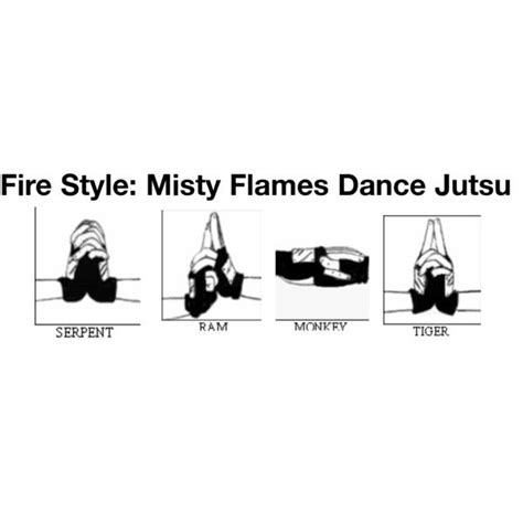 Lava Style Jutsu hand signs | Fire Style: Misty Flames Dance Jutsu ...